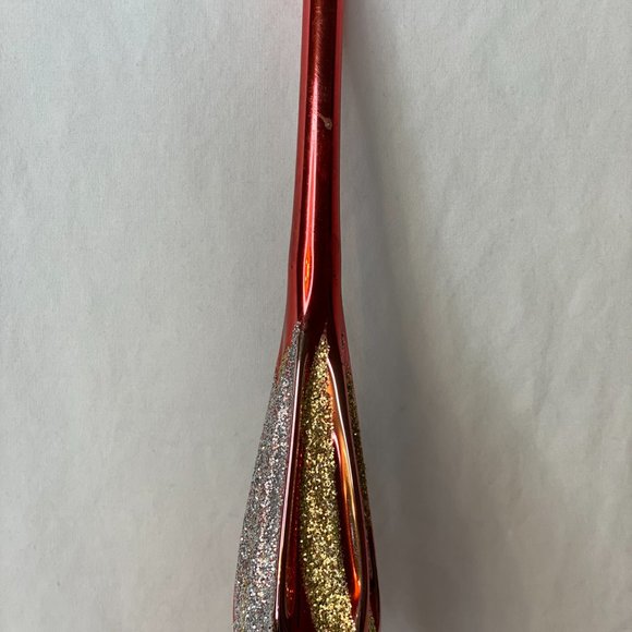 Vintage Christmas Classics Tree Topper European Hand Decorated Glass Ornament - Picture 5 of 11